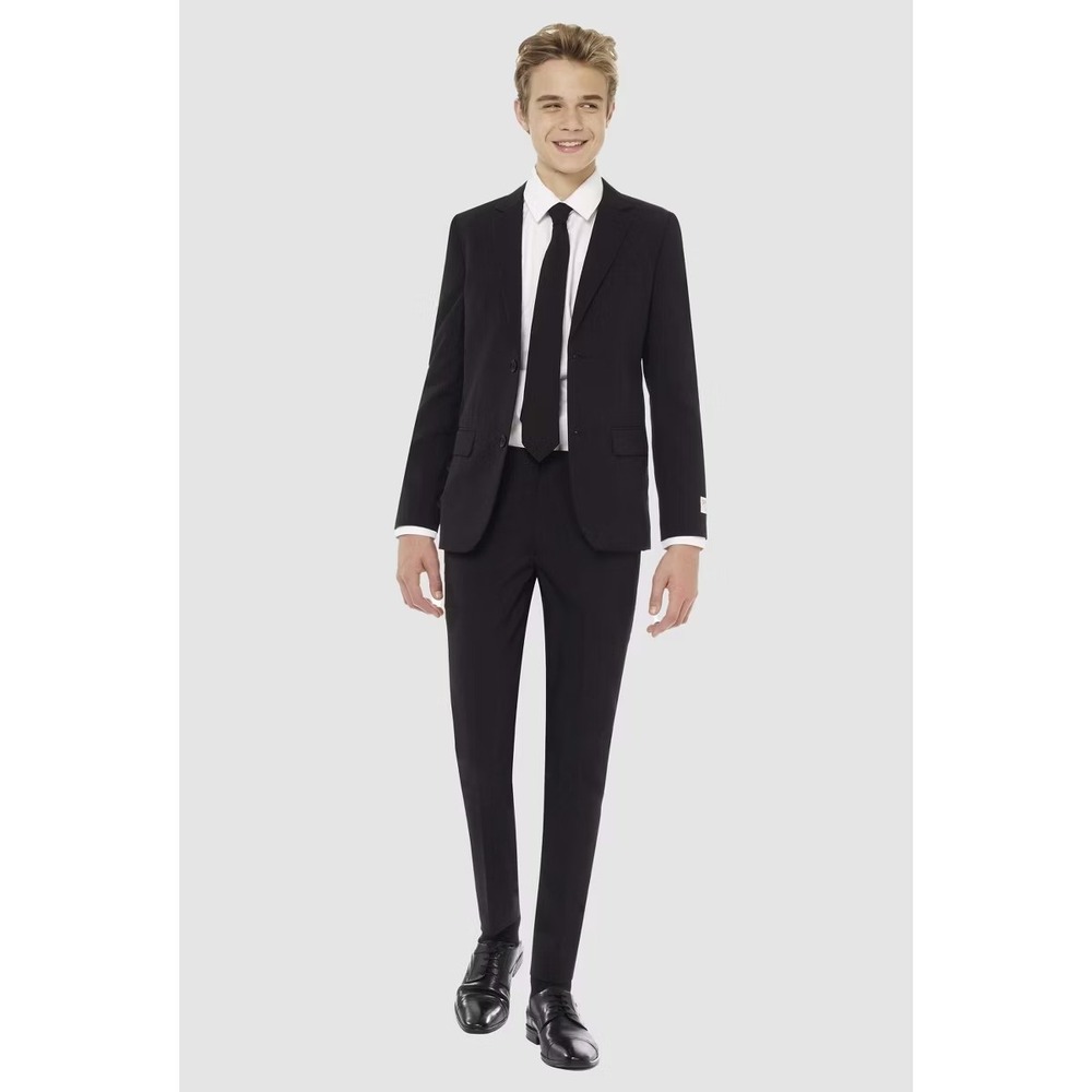 Opposuits Boy's Black Knight Suit Size 14 years 14Y NEW